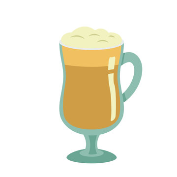 glass of beer with foam clip art preview