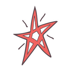 Obraz premium Stars Doodle