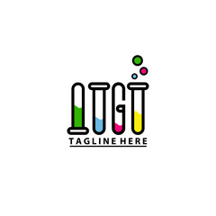 text logo tube template logo design