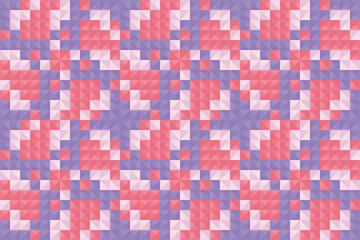 Seamless traditional woven pattern called Anyaman
