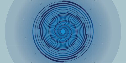 Spiral sound wave rhythm line dynamic abstract vector background