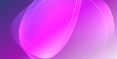 Colorful transparent flowing fluid shapes with glow effect geometric background. Wavy lines round forms. Vector illustration For Wallpaper, Banner, Background, Card, Book Illustration, landing page