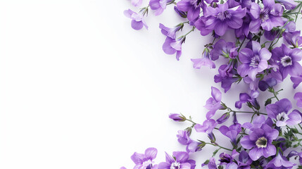 Fototapeta na wymiar Purple Cosmos Flower Arrangement