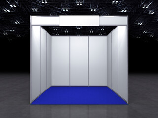 空白の展示会ブース