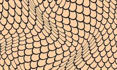 abstract geometric fish scale pattern vector illustration.