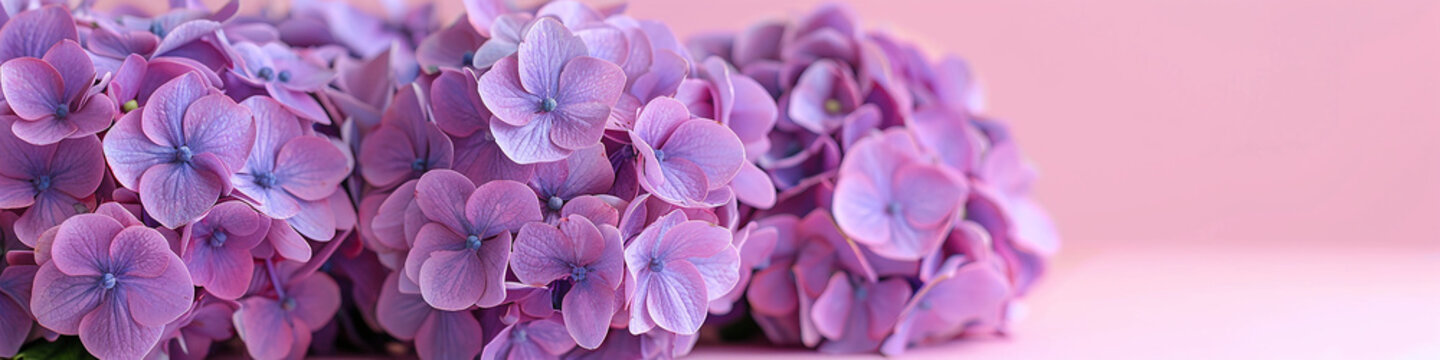 AI art, hydrangea background　紫陽花の背景