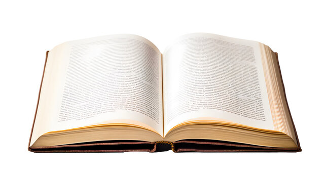 open book on Transparent background