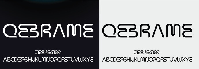 Abstract minimal modern alphabet fonts. Typography minimalist urban digital fashion future creative logo font. vector illustration