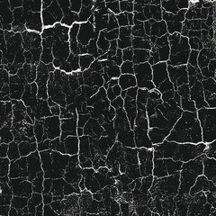 Cracked Grunge Texture Vector Stock Illustration 4