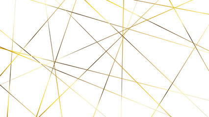 Obraz premium Geometric art random golden lines.