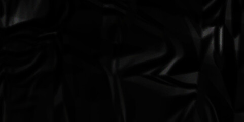 Obraz premium Black crumpled paper background texture pattern overlay. wrinkled high resolution arts craft and Seamless white crumpled paper. 