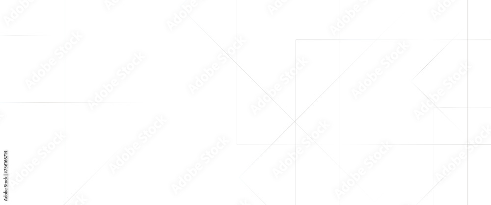 Poster Vector abstract background with lines, abstract minimal geometric white light background design and square shapes composition geometric abstract background.