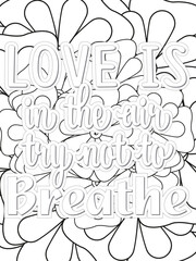 Anti-Valentine's Coloring pages. All these designs are unique Coloring pages for adults and kids. Vector Illustration.