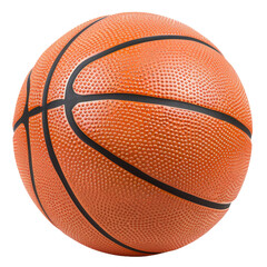 Isolated Basketball Ball on White Background