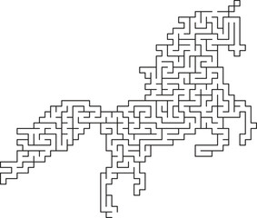Unicorn Maze Puzzle 