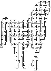 Unicorn Maze Puzzle 