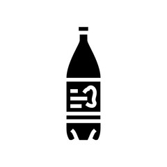 makgeolli drink korean cuisine glyph icon vector. makgeolli drink korean cuisine sign. isolated symbol illustration