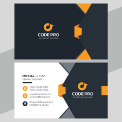 Modern Professional Business Card Design Template