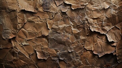 Brown cardboard texture background, a rustic canvas embodying natural charm and tactile warmth, Ai...