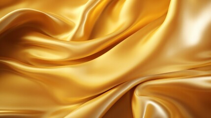 Fototapeta premium golden silk background Abstract background of elegant gold satin.