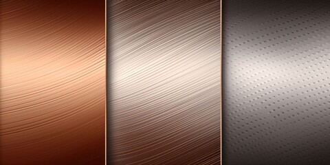 Realistic sheet metal textures with various textures