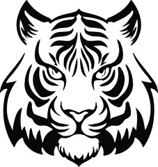 Tiger vector free image silhouette