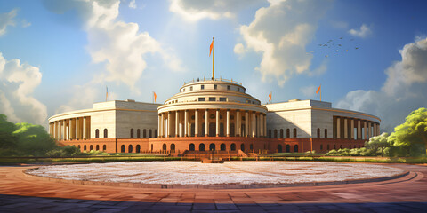public center political institution  government ministry house background - obrazy, fototapety, plakaty