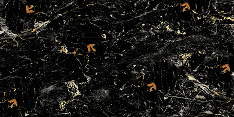 Black marble texture background with golden veins, Italian marble slab with high resolutin, Closeup surface grunge stone texture, Polished natural granite marbel for ceramic digital wall tiles