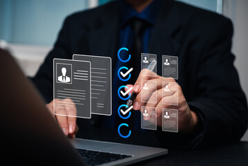 Online assessments, employment forms, and personnel selection checkboxes streamline human resource...