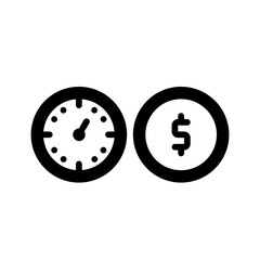 Vector solid black icon for Viability