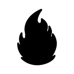 Vector solid black icon for Blazing