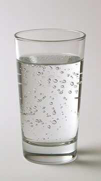 Fresh, clean water sparkles in a glass, inviting hydration and vitality.
