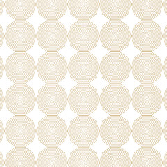 Classic Gold Pattern Design Isolated on White