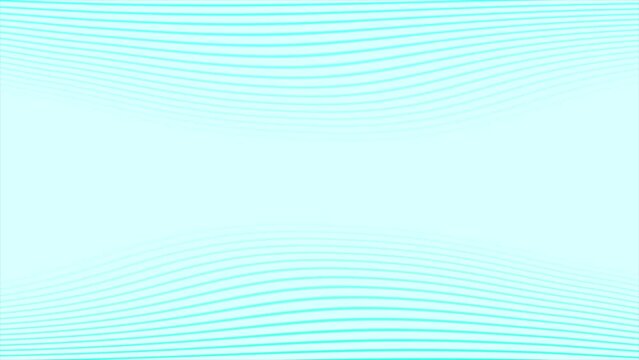 cyan color parallel lines with wavy pattern minimal geometrical background