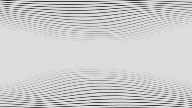 Black color parallel lines with wavy pattern minimal geometrical background