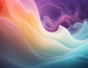 Surreal Waves of Color Gradient