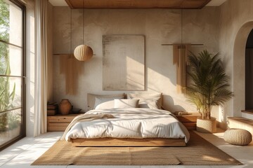 A minimalist-inspired bedroom oasis