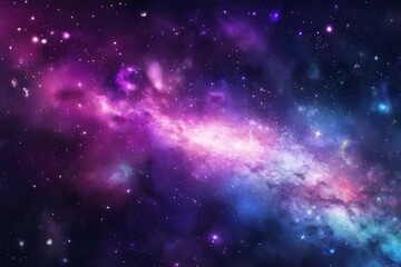 Obraz premium a beautiful concept of nebula with galaxies in deep space cosmos discovery outer space stars univ