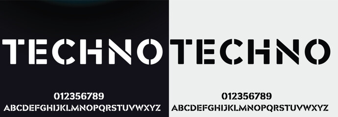  Modern Bold Font. Regular Italic Number Typography urban style alphabet fonts for fashion, sport, technology, digital, movie, logo design, vector illustration