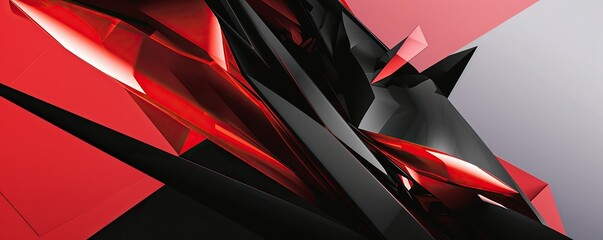 Abstract wallpaper background with red, white and black colors.