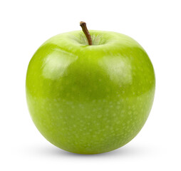 green apple isolated on transparent png