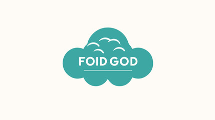 Food Cloud logo design vector. Food logo template. R