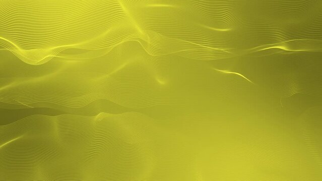 3D modern wave curve abstract professional yellow color background, wavy pattern design business background