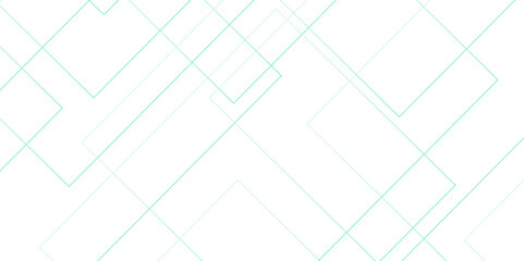 Geometric vector pattern, repeating thin linear square diamond shape and rectangle. abstract mint colors with lines pattern texture business background .modern futuristic technology background . - obrazy, fototapety, plakaty