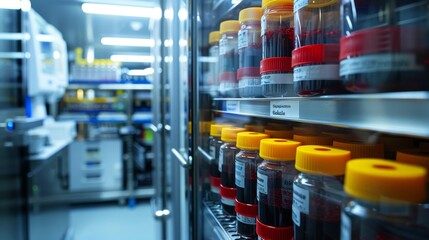 A state-of-the-art biobank storing diverse stem cell lines for future biotechnological and healthcare