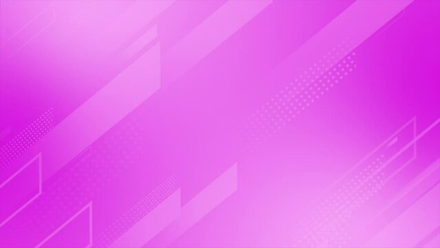 pink color diagonal lines slowly moving geometrical tech background