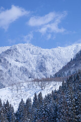 氷ノ山スキー場の風景 鳥取県 若桜町