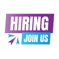 Art & IllustrationVacancy here sign icon illustration, We are hiring social media poster sign banner, Join our team vacancy poster icon