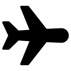 Obraz premium Plane icon. Airplane icon vector. Flight transport symbol. Travel illustration. Holiday symbol