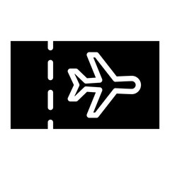 airplane flight tickets icon 